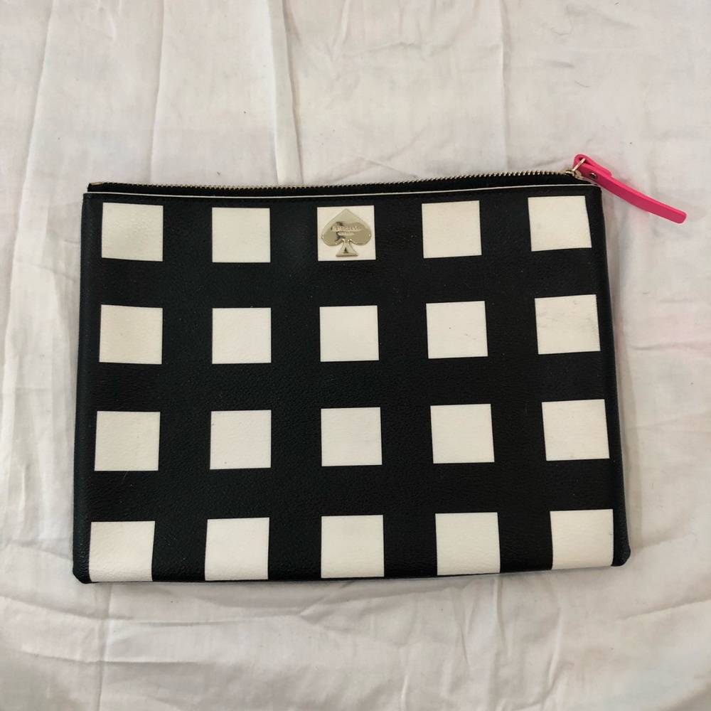 Kate Spade zipper clutch